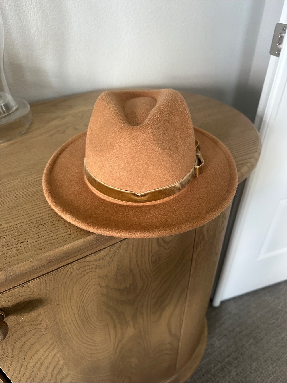 Kids Zara Tan Felt Fedora